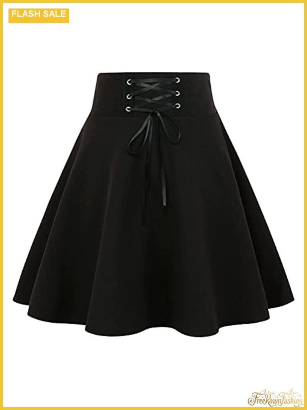 High Waist Plaid Mini Skirt Cotton A-Line Pleated Women's Casual